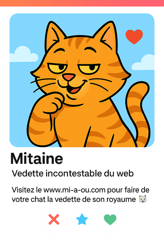 đŸ Ă quoi ressemblerait le profil Tinder de ton chat ? - Mi-a-ou