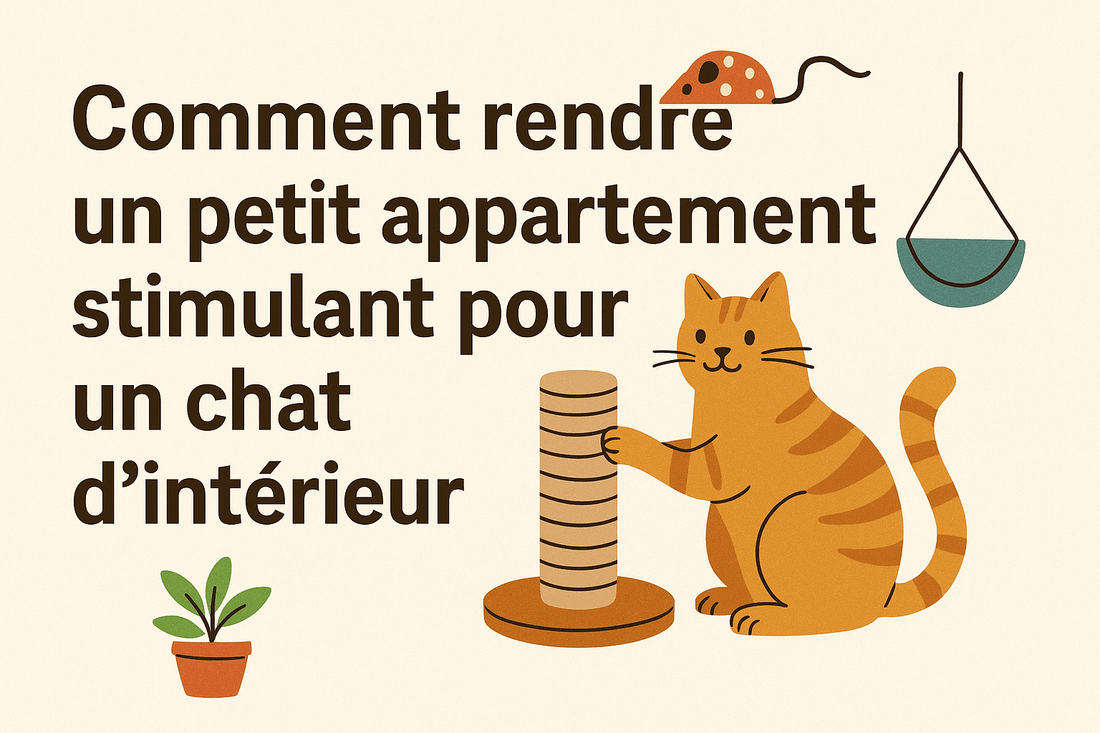 Comment rendre un petit appartement stimulant pour un chat d’intérieur - Mi-a-ou