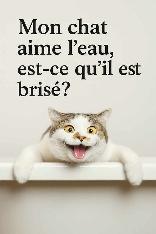 đŸ Mon chat aime lâeau⊠est-ce quâil est brisĂ©? - Mi-a-ou