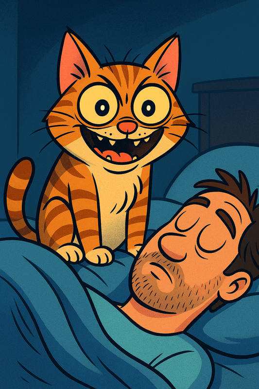 Pourquoi ton chat te regarde-t-il dormir la nuit ? - Mi-a-ou