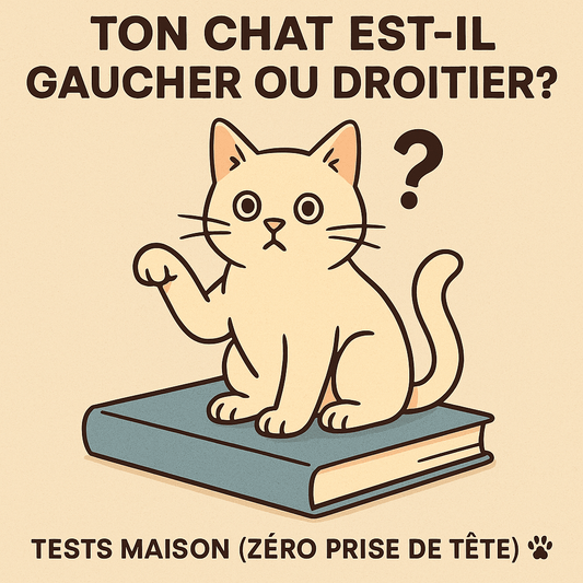 Ton chat est-il gaucher ou droitier? Tests maison (zĂ©ro prise de tĂȘte) đŸ - Mi-a-ou
