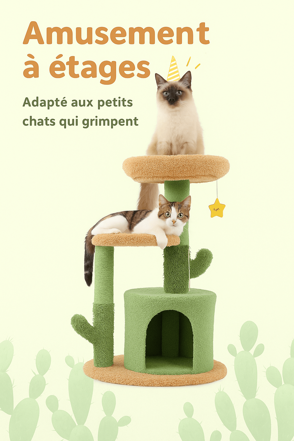Arbre A Chat design CatVerde™ - Mi - a - ou