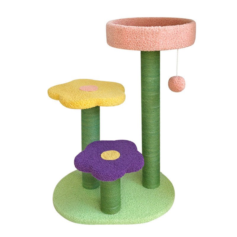 Arbre a chat en bois FlowerClaw - Mi - a - ou