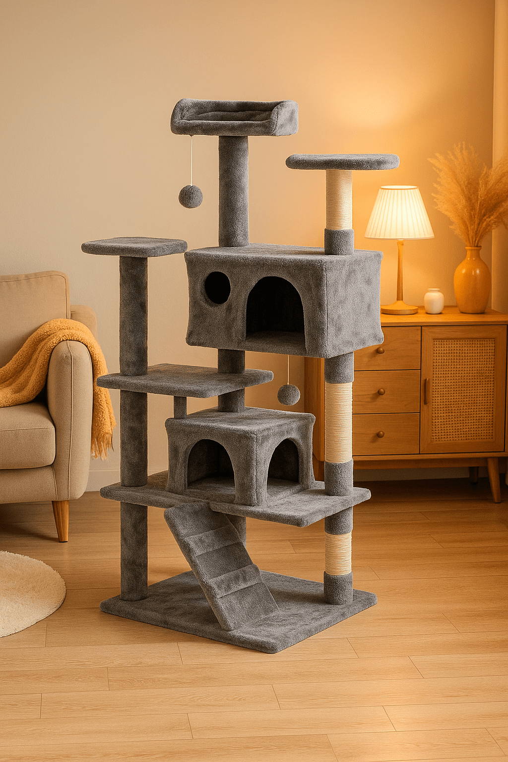 Arbre A Chat En Bois High - Activity™ - Mi - a - ou