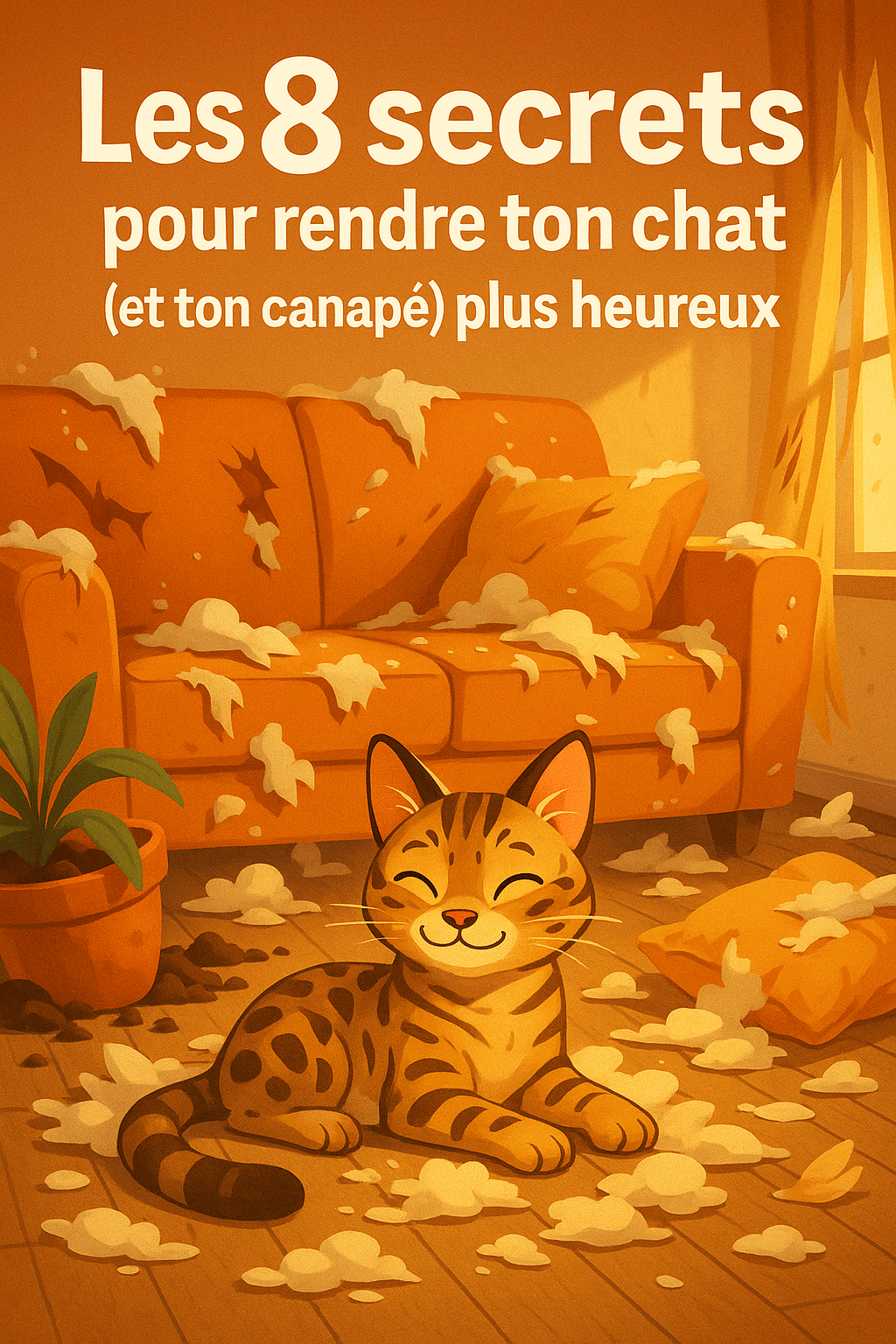 đ Ebook gratuit â Les 8 secrets pour rendre ton chat (et ton canapĂ©) plus heureux - Mi - a - ou