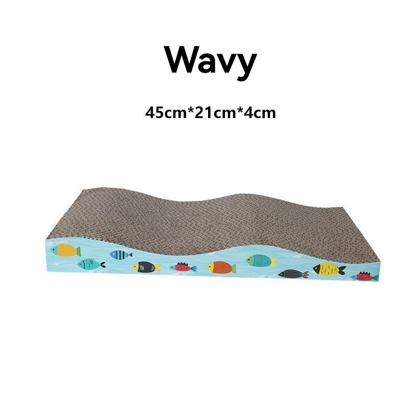 Grattoir Chat - PurrfectScratcher™ - Dune Bleue - Mi - a - ou