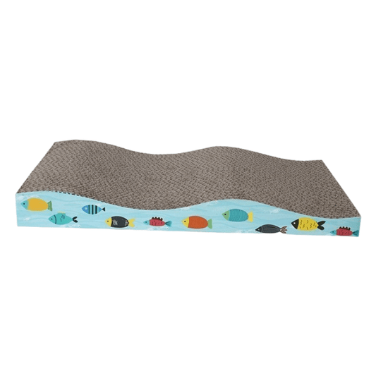 Grattoir Chat - PurrfectScratcher™ - Dune Bleue - Mi - a - ou