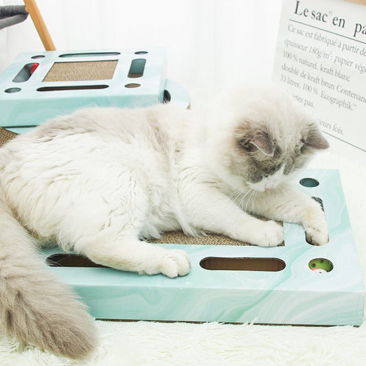 Griffoir pour chat en carton SharpClaw™ - Mi - a - ou