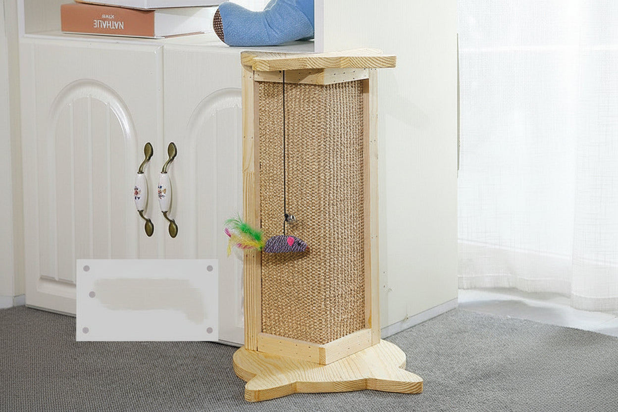 Griffoir pour chat planche a gratter Totem - Mi - a - ou