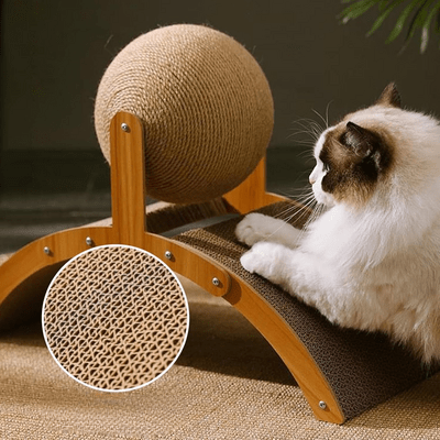 Griffoir pour Chat - Scratch&PlayCatBoard™ - Arc - Mi - a - ou