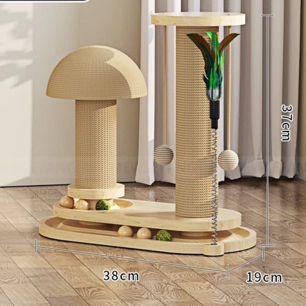 Griffoir pour chat serie Bois - de - griffes - Mi - a - ou