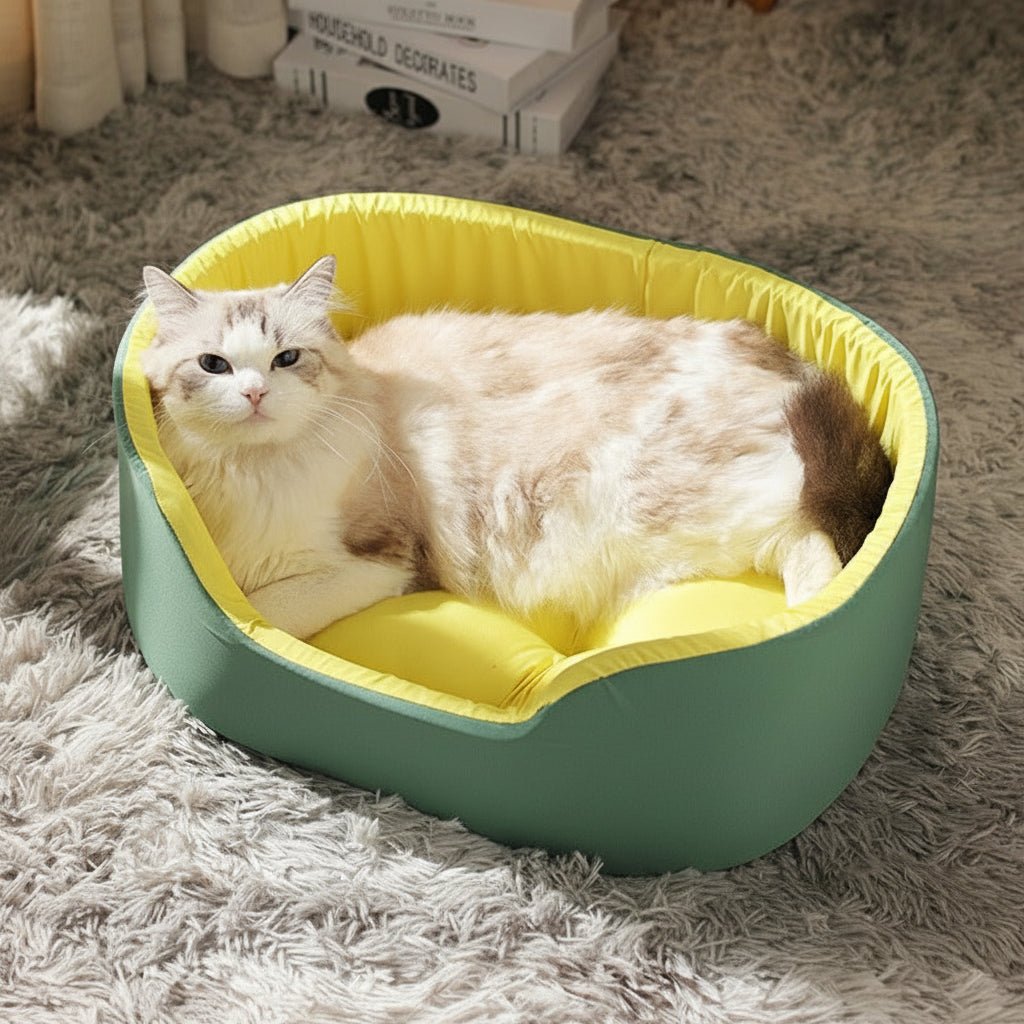 Lit pour chat style cocon SnugCat™ - Mi - a - ou - Mi - a - ou