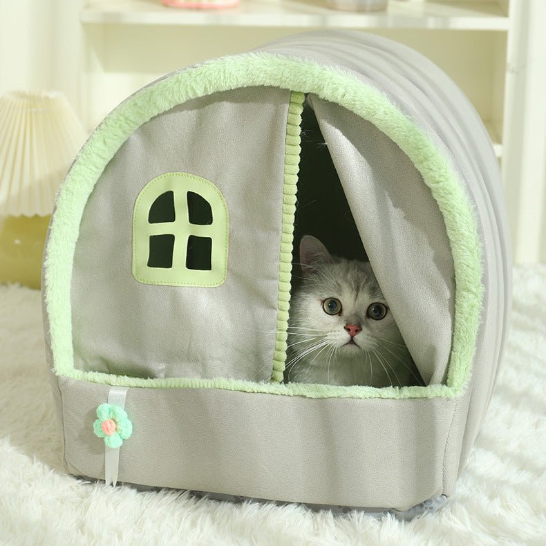 Maison pour chat 4 saisons Chat - Leverdeâą - Mi - a - ou