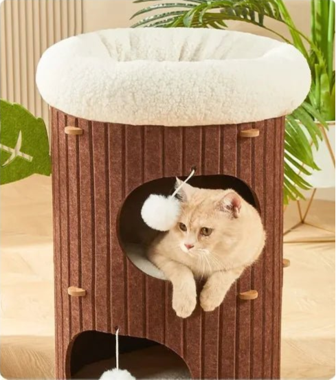 Maison pour chat SmartWood - Mi - a - ou