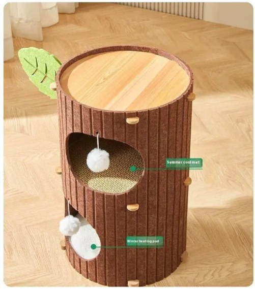 Maison pour chat SmartWood - Mi - a - ou