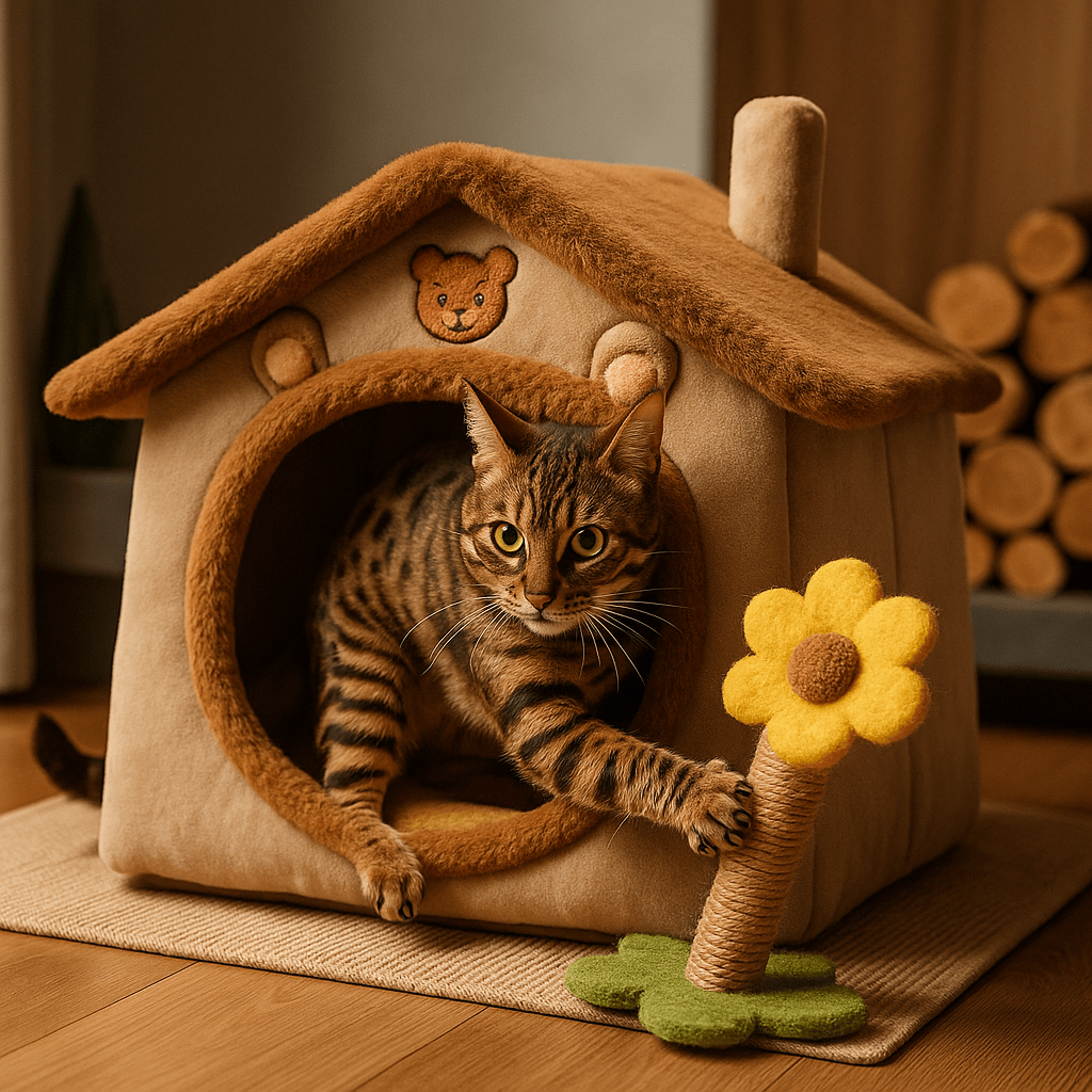 Maison pour chat TeddyHouse - Mi - a - ou