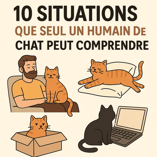 🐾 10 situations que seul un humain de chat peut comprendre - Mi-a-ou