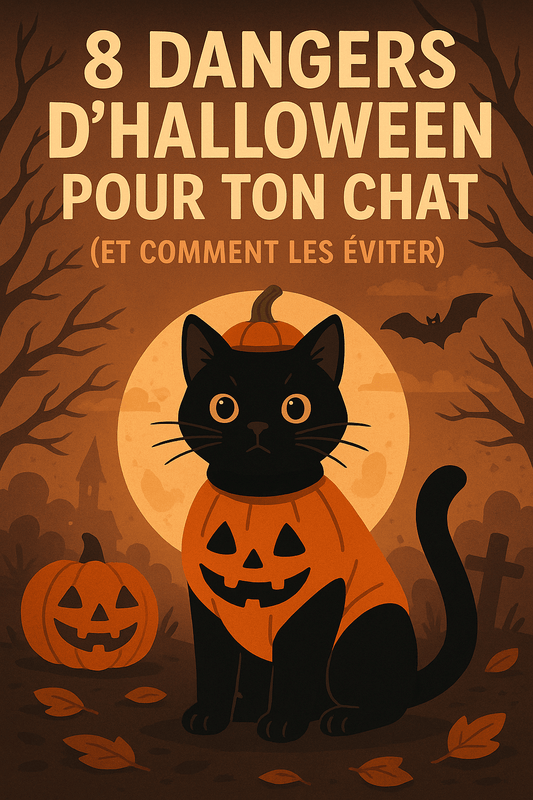 🎃 8 dangers d’Halloween pour ton chat (et comment les éviter) - Mi-a-ou