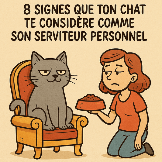 8 signes que ton chat te considère comme son serviteur personnel
