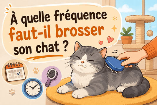 À quelle fréquence faut-il brosser son chat ? - Mi-a-ou