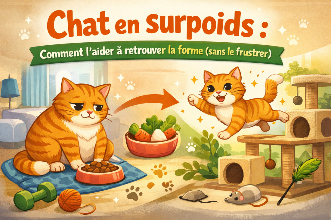 Chat en surpoids : comment l’aider à retrouver la forme - Mi-a-ou