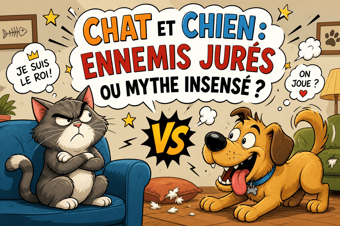 Chat et chien : ennemis jurés ou mythe insensé ? - Mi-a-ou