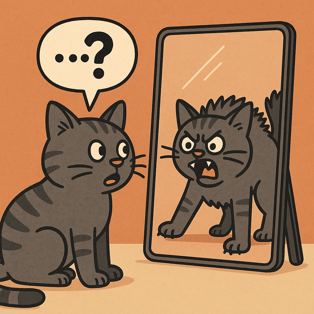 Chat vs miroir : que comprend vraiment ton félin? - Mi-a-ou