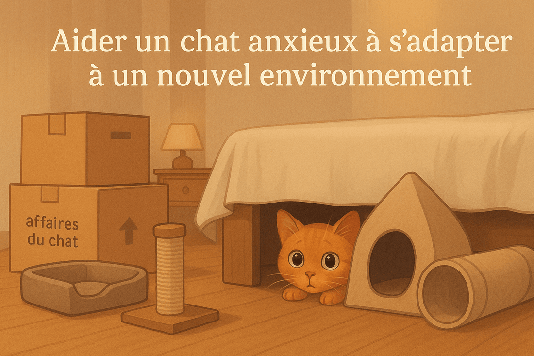 Comment aider un chat anxieux à s’adapter à un nouvel environnement