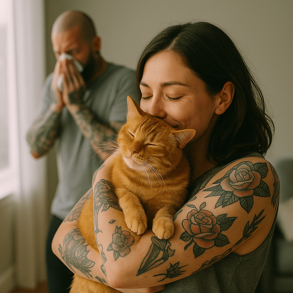Comment combattre les allergies… sans devoir dire adieu à ton chat - Mi-a-ou