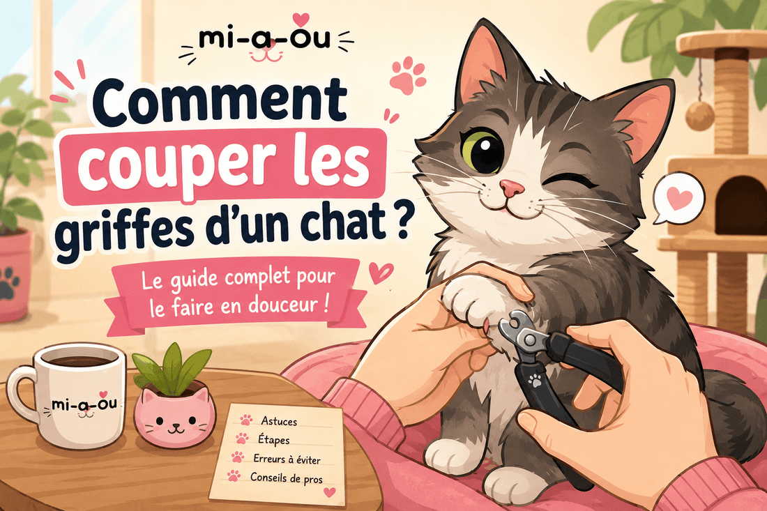Comment couper les griffes d’un chat sans stress ? - Mi-a-ou