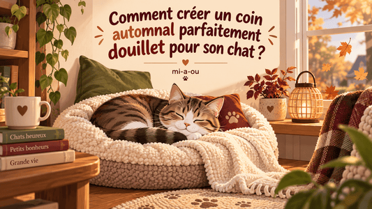 Comment créer un coin automnal parfaitement douillet pour son chat? - Mi-a-ou