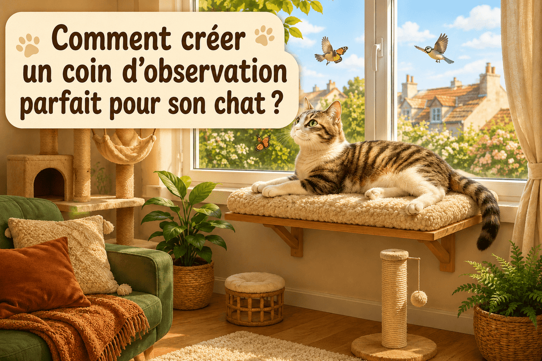Comment créer un coin d’observation parfait pour son chat ? - Mi-a-ou