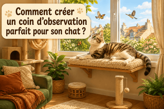 Comment créer un coin d’observation parfait pour son chat ? - Mi-a-ou