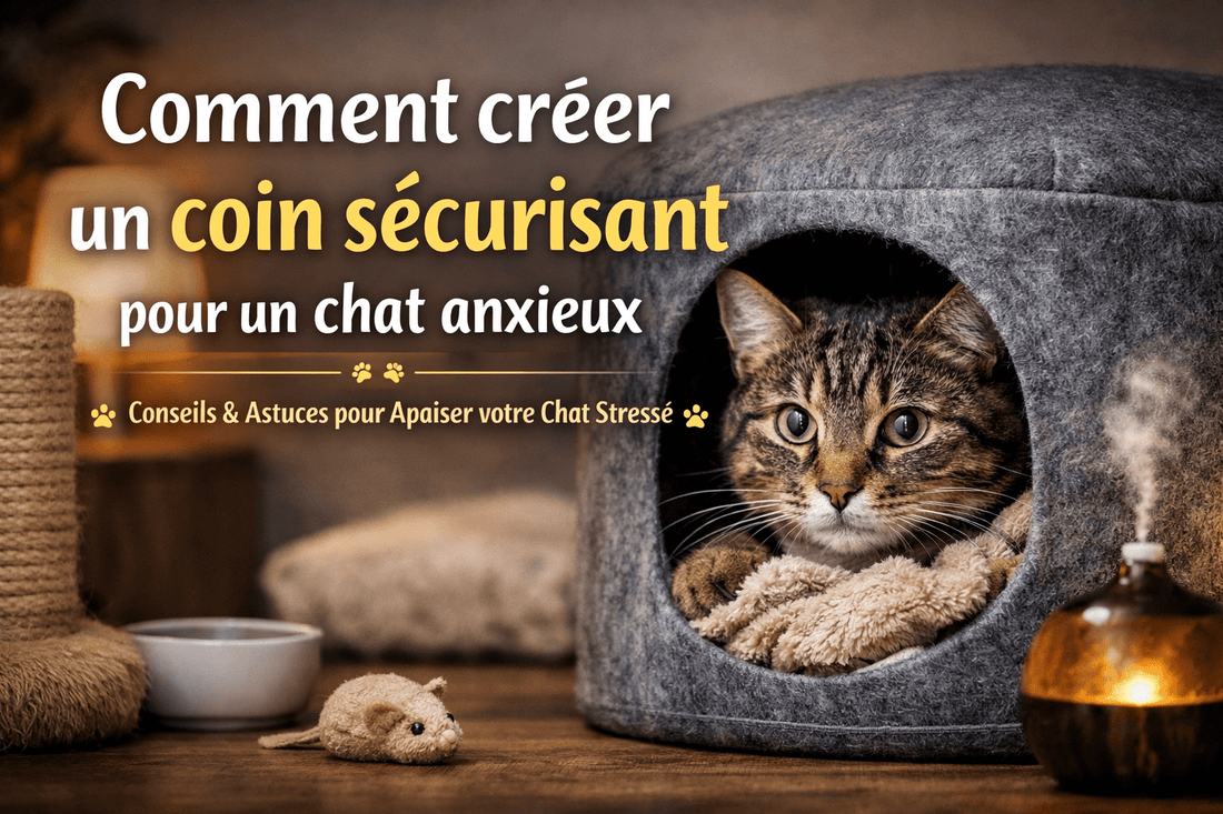Comment créer un coin sécurisant pour un chat anxieux - Mi-a-ou