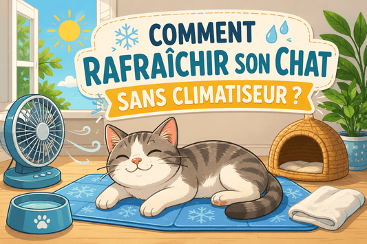 Comment rafraîchir son chat sans climatiseur ? - Mi-a-ou