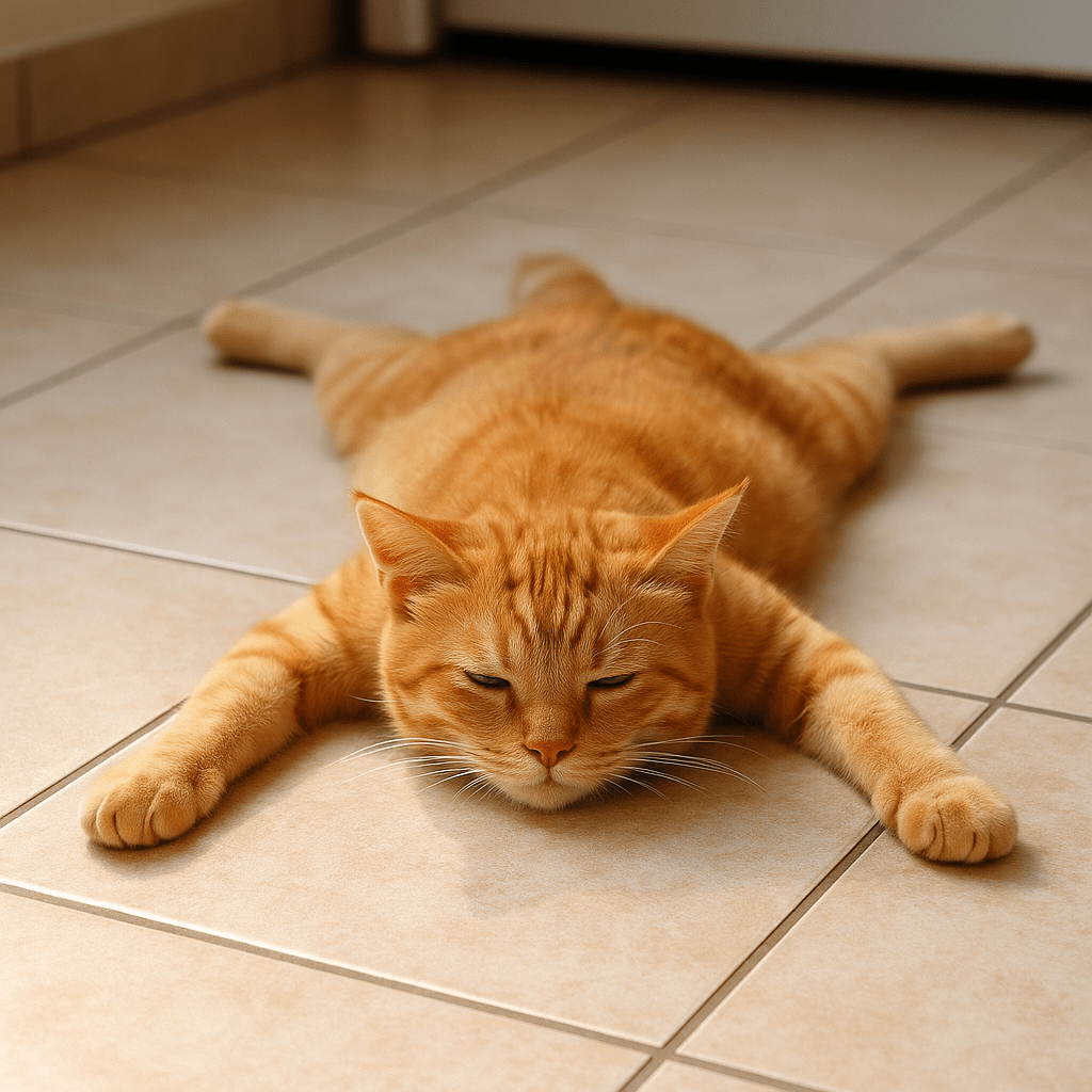 🐾 Comment rafraîchir ton chat pendant les grosses chaleurs d’été