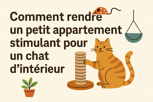Comment rendre un petit appartement stimulant pour un chat d’intérieur - Mi-a-ou