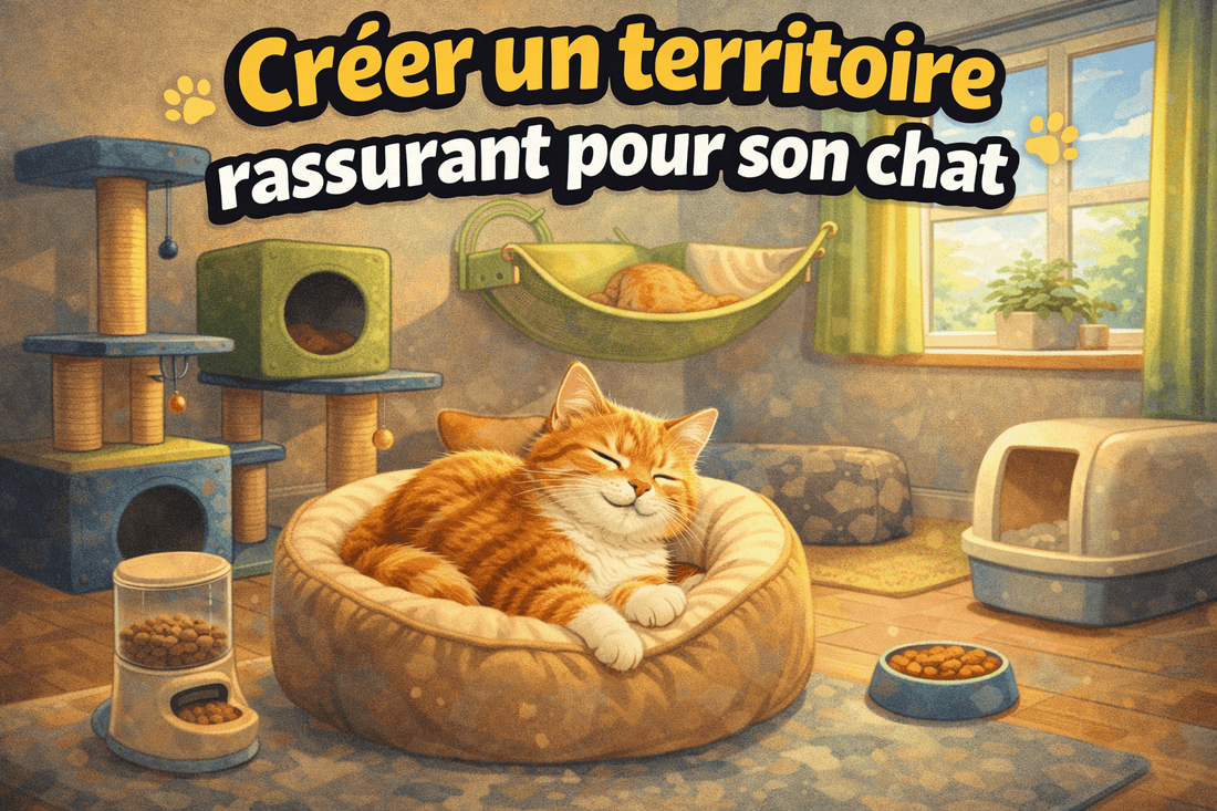 Créer un territoire rassurant pour son chat sans transformer sa maison - Mi-a-ou