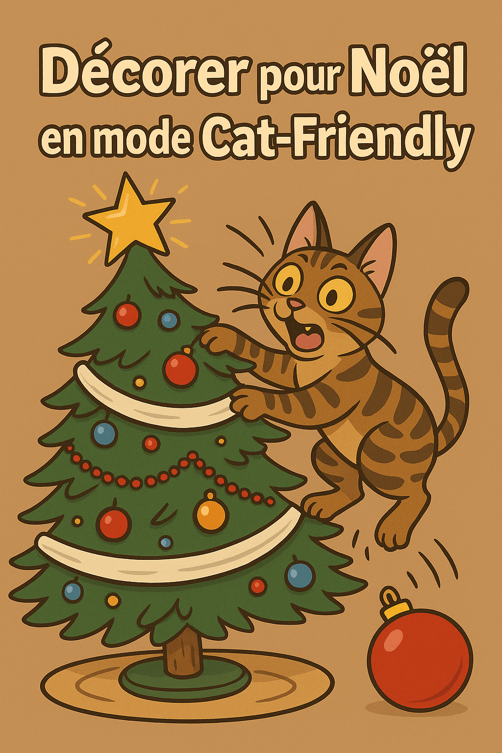 Décorer pour Noël en mode “Cat-Friendly” - Mi-a-ou - Mi-a-ou