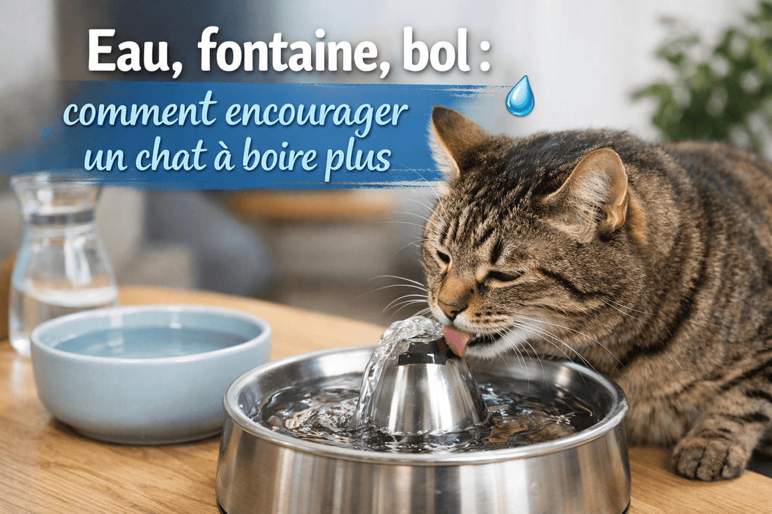 Eau, fontaine, bol : comment encourager un chat à boire plus  - Mi-a-ou
