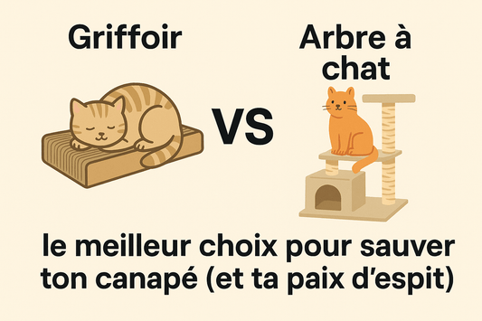 Griffoir ou arbre à chat : le meilleur choix pour sauver ton canapé (et ta paix d’esprit) - Mi-a-ou