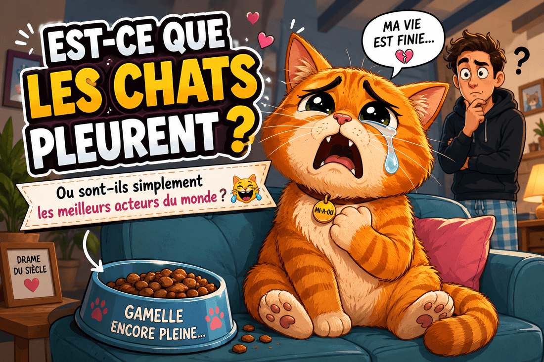 La vérité sur les larmes de nos petits comédiens félins - Mi-a-ou