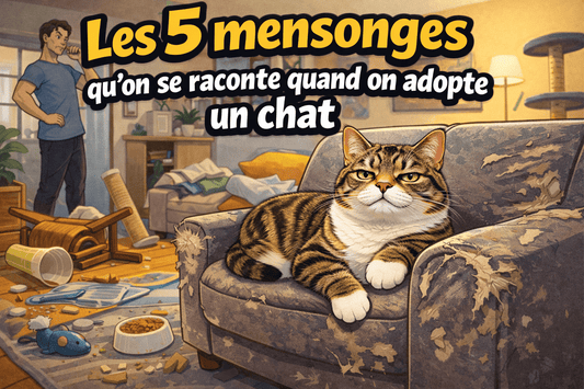 Les 5 mensonges qu’on se raconte quand on adopte un chat - Mi-a-ou