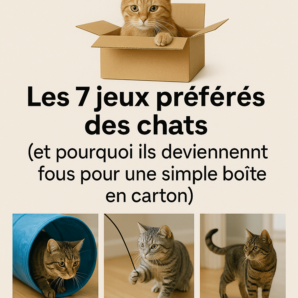 Les 7 jeux préférés des chats - Mi-a-ou