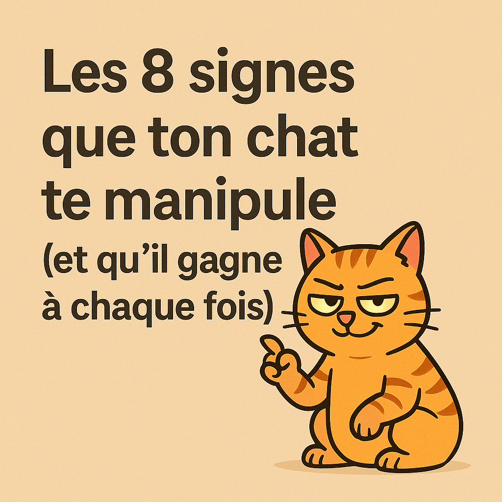 Les 8 signes que ton chat te manipule (et qu’il gagne à chaque fois) 😼 - Mi-a-ou