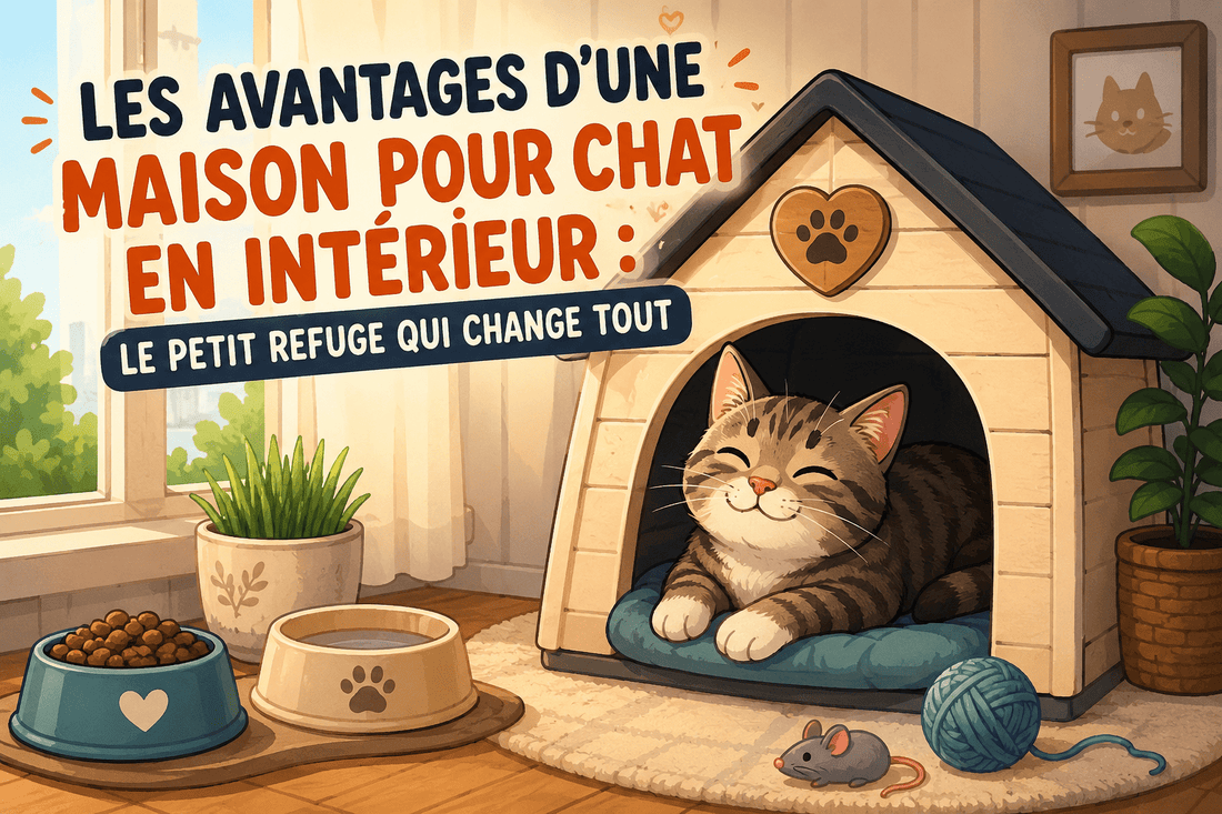 Les avantages d’une maison pour chat en intérieur : le petit refuge qui change tout - Mi-a-ou
