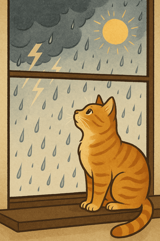 Les chats et la météo : comment ils sentent les tempêtes - Mi-a-ou