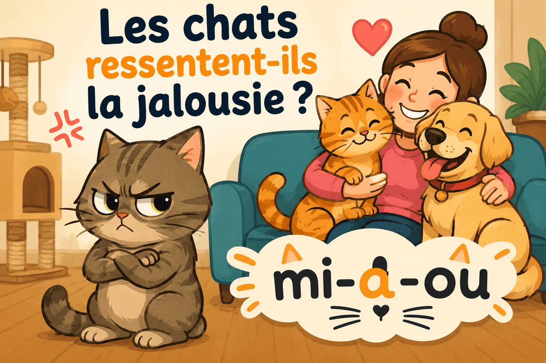 Les chats ressentent-ils la jalousie ? - Mi-a-ou