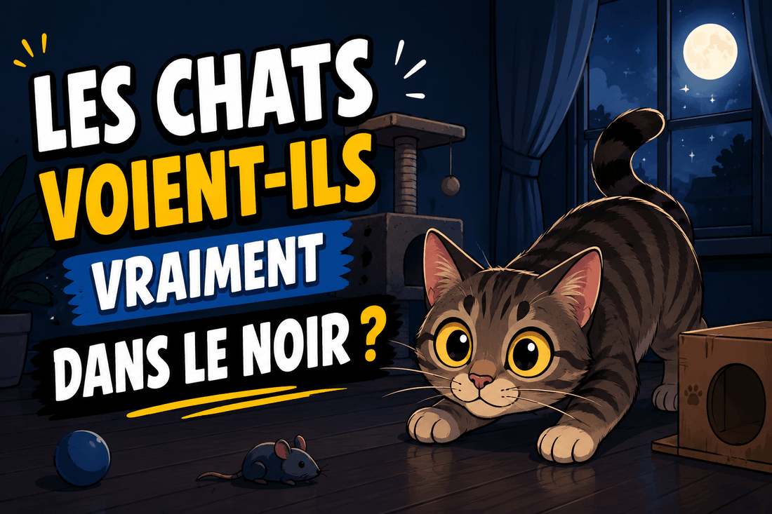 Les chats voient-ils vraiment dans le noir ? - Mi-a-ou
