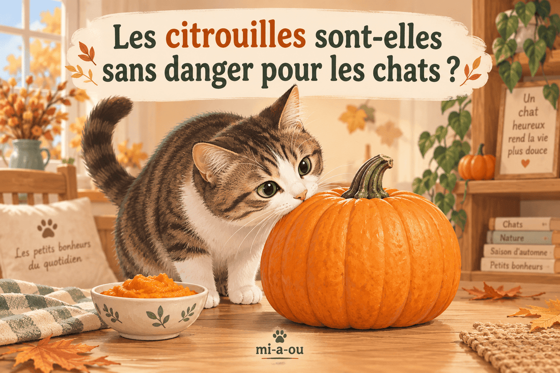 Les citrouilles sont-elles sans danger pour les chats ? - Mi-a-ou